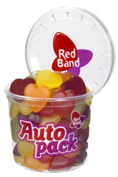 Red Band Autopack Fruchtgummi Herzen 200g