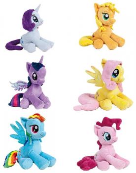 My Little Pony 6-fach sort. ca. 17cm, im Dsp.