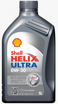 Shell Helix Ultra  ECT C2/C3 0W-30 Diesel-und Ottomotoren 1 Liter(API SN,ACEA C2