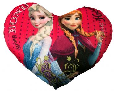 Herz Kissen Disney Frozen, 2-fach sort., ca. 50cm