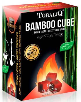 Shishabriketts/Kohle Tobaliq Cococoal aus BAMBUS 30x30x30mm 1000gr