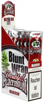 Blunt Wrap Double Platinum im 2er Pack, Maroon (Wet Cherry)