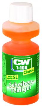 CW1:100 Classic Scheibenreiniger Konzentrat 1:100 25ml(25ml=5L)Portions f Flasch