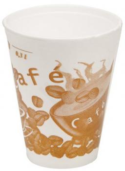 "Thermo Becher 300ml ""Cafe Ultima""(geschäumter Becher)(12oz)"