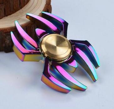 Fidget Hand Spinner Anti Stress SPINNE in Einzel Farb Box