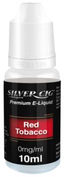 E-Liquid Silver-Cig Red Tobacco 0mg Nikotin 10ml im 5er Dsp.(DPT2 Konform EU Her