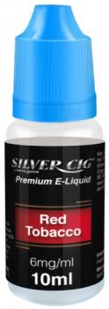 E-Liquid Silver-Cig Red Tobacco 6mg Nikotin 10ml im 5er Dsp.(DPT2 Konform EU Her