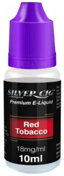 E-Liquid Silver-Cig Red Tobacco 16mg Nikotin 10ml im 5er Dsp.(DPT2 Konform EU He