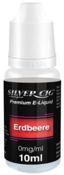 E-Liquid Silver-Cig Erdbeer 0mg Nikotin 10ml im 5er Dsp.(DPT2 Konform EU Herstel
