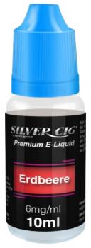 E-Liquid Silver-Cig Erdbeer 6mg Nikotin 10ml im 5er Dsp.(DPT2 Konform EU Herstel