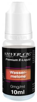 E-Liquid Silver-Cig Wassermelone 0mg Nikotin 10ml im 5er Dsp.(DPT2 Konform EU He