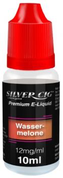 E-Liquid Silver-Cig Wassermelone 12mg Nikotin 10ml im 5er Dsp.(DPT2 Konform EU H