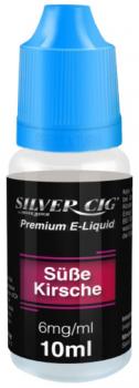 E-Liquid Silver-Cig Süße Kirsche 6mg Nikotin 10ml im 5er Dsp.(DPT2 Konform EU He
