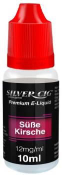E-Liquid Silver-Cig Süße Kirsche 12mg Nikotin 10ml im 5er Dsp.(DPT2 Konform EU H