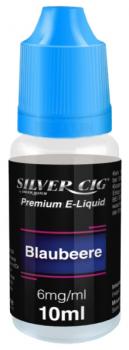 E-Liquid Silver-Cig Blaubeere 6mg Nikotin 10ml im 5er Dsp.(DPT2 Konform EU Herst