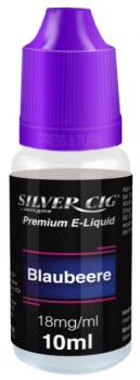 E-Liquid Silver-Cig Blaubeere 16mg Nikotin 10ml im 5er Dsp.(DPT2 Konform EU Hers