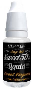 E-Liquid Silver-Cig Sweet Virginia Tabacco 0mg Nikotin 10ml im 5er Dsp.(DPT2 Kon