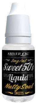 E-Liquid Silver-Cig 3mg Nikotin Nutty Soul Cookies Nüsse&Vanille Note 10ml im 6e