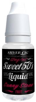 E-Liquid Silver-Cig Sunny Straw 12mg Nikotin 10ml im 5er Dsp.(DPT2 Konform EU He
