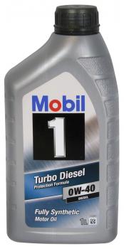 Mobil Öl Turbo Diesel Fully Synthetic 0W 40 Dieselöl 1l