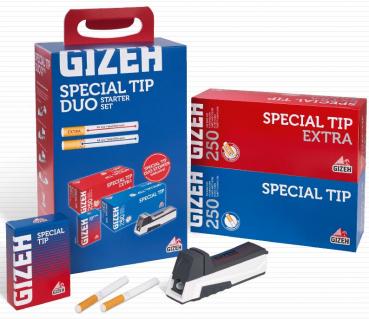 Gizeh Special Tip Duo Starter-Set 3tlg.2x250er je Spezial Tip+Spezial Tip Extra