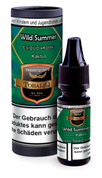 "E-Liquid Tobaliq 0mg Nikotin ""Wild Summer"" Kaktus 10ml im 10er Dsp.(DPT2 Konf