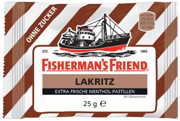 Fishermans Friend Lakritz ohne Zucker 25g im 24er Dsp.