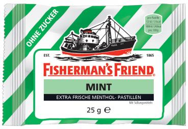 Fishermans Friend Pfefferminz ohne Zucker 25g im 24er Dsp.