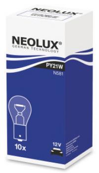 Leuchtmittel Neolux N581 - PY21W Standard 21 W GELB 12 V BAU15s 10er box