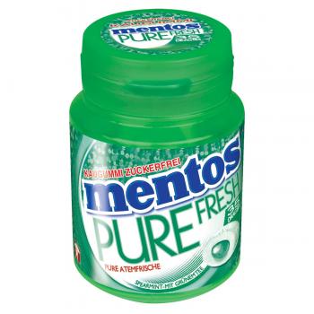 Mentos Pure Fresh Spearmint zuckerfreie Kaugummi-Dragees mit Spearmintgeschmack