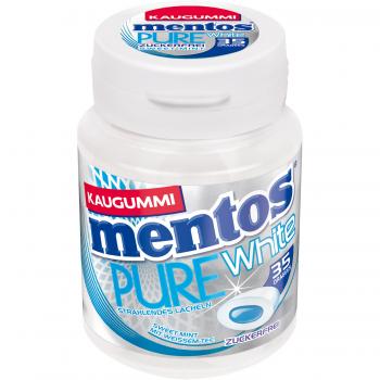 Mentos Pure White zuckerfrei Kaugummi-Dragees mit Minz-Geschmack und flüssiger F