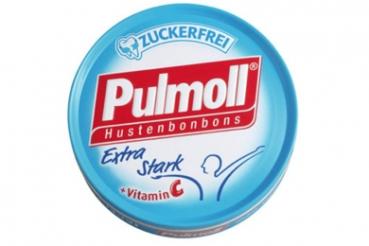 Pulmoll Extra Stark zuckerfrei extrastarke Hustenbonbons mit Menthol und Vitamin