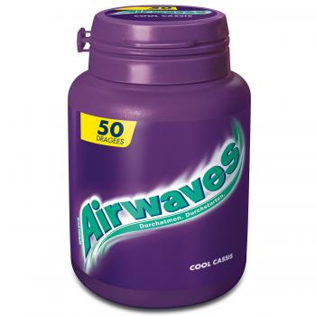 Wrigley´s Airwaves Cool Cassis Schwarze-Johannisbeere- und Menthol 50er Dragees