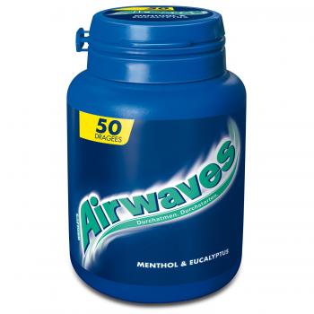 Wrigley´s Airwaves Menthol & Eucalyptus  zuckerfreie Kaugummi-Dragees mit Eukaly