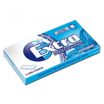 Wrigley´s Extra Professional Peppermint ohne Zucker, mit Kariesschutz 14xMini-St