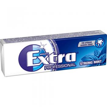 Wrigley´s Extra Professional Strong Mint extrastarkem Minz- und Menthol-Geschmac