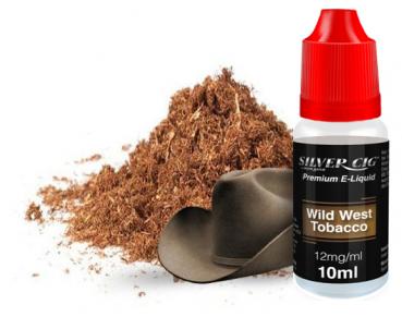 E-Liquid Silver-Cig Wild West Tobacco 12mg Nikotin 10ml im 5er Dsp.(DPT2 Konform