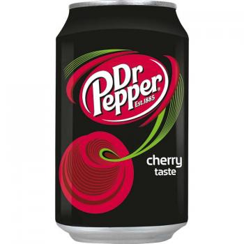 Dr.Pepper Cherry/Kirsche Kultgetränk aus den USA Kohlensäure- und koffeinhaltig