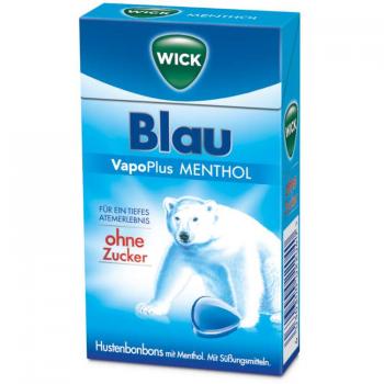 Wick Atemfrei VapoPlus Menthol Hustenbonbons zuckerfrei 46g Box im 20er T-Dsp.