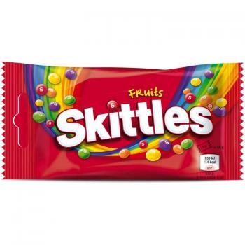 Skittles Fruits Kaudragees in knuspriger Zuckerhülle mit Fruchtgeschmack 38g  14