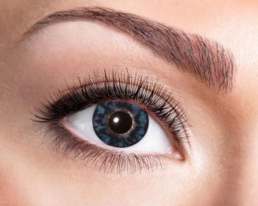 Kontaktlinsen Eyecatcher Blau Tone a62 Natürliche Linsen 3 Monate tragbar in Ges