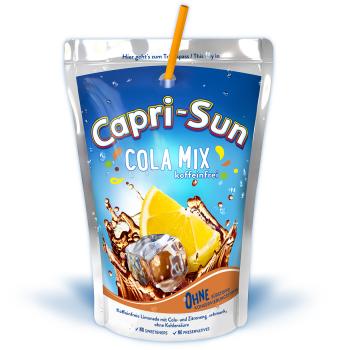 Capri Sun Cola Trinkpacks 200ml mit Zitronensaft&Cola Geschmack Koffeinfrei Ohne