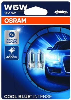 Osram W5W 12V 5W Signal Halogen Cool Blue INTENSE Kennzeichenbeleuchtung Sockel