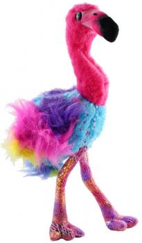 Plüsch Flamingo Glitzer&flauschige Federn ca. 40cm