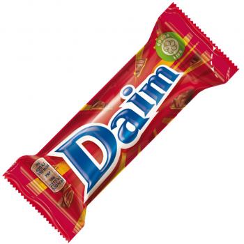 Daim Riegel 28g Gefüllte Milchschokolade mit Mandel-Karamel 36er T-Dsp.