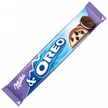Milka Riegel Oreo 37g Alpenmilch-Schokolade mit Milchcreme-Füllung mit Vanille-G