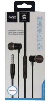 In-Ear Mini Kopfhörer 1,2m Stereo mit Mikrofon und AUX-Anschluss Universal Farbb