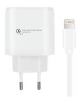 Ladegerät Lightning 1m 3.0 QUICK CHARGER PC + Leiterplatte + Kupfer TPE + Kupfer