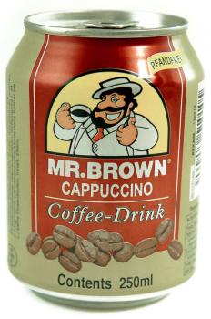 Mr.Brown Cappuccino Coffee-Drink 250ml Dose Pfandfrei im 24er Tray