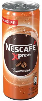 Nescafe Xpress Cappuccino 250ml Dose Pfandfrei im 212er Tray